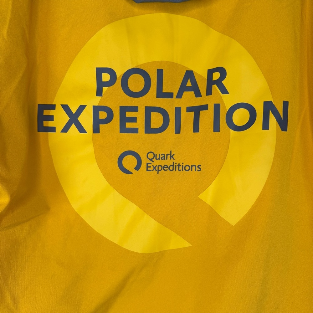 QUARK EXPEDITIONS Yellow Waterproof Parka - Sz Men’s L - Picture 5 of 9